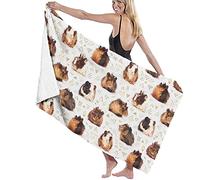 Beach Towel Large,Guinea Pigs,Quick Dry,Sand Free Microfiber Beach Towel,Summer,Sun Lounger Beach Towel,Swimmers,Outdoor Camping, Gym,Yoga,Travel-52''x32'' (80*130cm)