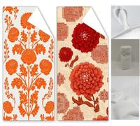 Beach Towel Orange Color Beach Towels for Adults 90x180 Flower Microfibre Towel Bath Sand Free, Absorbent Quick Dry Lightweight Beach Accessories for Swimming,Holiday, Yoga, Camping,Gym Sport Wq-1330