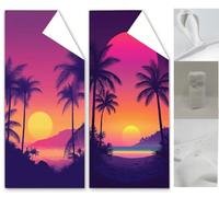 Beach Towel Pink Beach Towels for Adults 35.4x70.9 inch Coconut Tree Microfibre Towel Bath Sand Free, Absorbent Quick Dry Lightweight Beach Accessories for Swimming, Yoga, Camping, Gym Sport Wq-1036