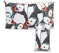 Beach Towel, Puffin Bird Quick Fast Dry Bath Towel - Absorbent Lightweight Towel for Beach, Pool, Spa, Bath, Swim, Travel 130CM X 80CM