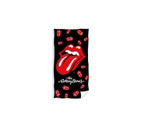 beach towel Rolling Stones 140 x 70 cm cotton black
