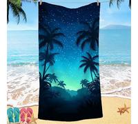 Beach Towel, Starry Sky Tree Quick Dry Towels, Microfibre Beach Towels for Adults kids, Super Absorbent Large Travel Towel 75x150, Soft and Lightweight, Compact and Sand Free for Camping and Holiday
