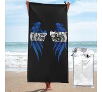 Beach Towel Wing Honduras And El Salvadorean Flags Washcloths Absorbent Bath Sheets Quick Dry Bath Towels For Camping Swimming Travel 70X140Cm