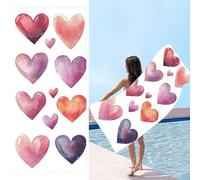 Beach Towel XXL 220x100cm Extra Large Microfibre Towel Simple Love Beach Towels for Adults, Single Sides Sand Free Quick Dry Lightweight Compact Travel Swimming Towels, Large Bath Towels 1 pack c-637