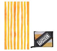 Beach Towels for Adults Large Size, Microfibre Beach Towel, Sand Free Quick Dry Towel, Lightweight Beach Towel with Bag for Swimming Holiday Pool (Yellow)