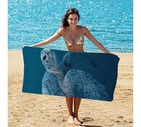 Beach Towels for Adults Microfibre, Travel Quick Dry Yoga Swimming, Bath Bath Large Camping -Beach Essentials Sand Free, Lightweight, Super Absorbent, Compact Sports, with Bag 80x160cm, (Blue) a-365
