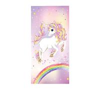 Beach Towels for Kids Girls Adults Women, Extra Large Childrens Beach Towels Microfibre XXL Unicorn Rainbow Pink Purple Animal Quick Dry Kids Bath Towels for Girls Beach Blanket (150 x 200 cm,B)