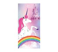 Beach Towels for Kids Girls Adults Women, Extra Large Childrens Beach Towels Microfibre XXL Unicorn Rainbow Pink Animal Quick Dry Kids Bath Towels for Girls Beach Blanket (100 x 180 cm,pink)