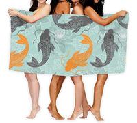 Beach Towels Microfiber,Carps And Bath Towels Extra Large For Men And Women Great For Swim Spa Travel Yoga Sports Camping Sunbed Cover Bath Or Shower At Home 130X80cm
