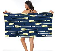 Beach Towels,Rowing Oars Navy,Microfiber Bath Towel Quick Dry Beach Blanket for Swimming,Bath,Travel,Spa