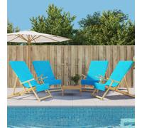 Beach Towels Turquoise 60x135cm 4pc 84% Cotton Blend Quick-Dry Non-Slip Traveler