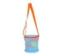 Beach Toy Bag Beach Shoulders Bag Mesh Kid Sand Toy Bucket Seashells Storage Net Sand Mesh Bucket Seashells Storage