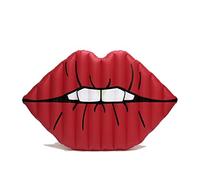 Beach Toy ® - Inflatable Mattress, Red Lip, Size: 180 cm, Maxi Giant Lip Buoy Red