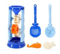 Beach Toy Set - Durable Outdoor Play Sets for Boys Girls | Kids Sand Toys with Shovel and Castle Molds, Fun Imaginative Building Toys for Camping Backyard Kindergarten & Beach Games 7.48x11.81in