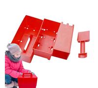 Beach Toy Set, Sand Castle Building Kit with 4X Brick Wall Mold, 9.92x6.57x5 Inches Outdoor Seaside Playset, Sandbox Castle Buildings toy for boys and Girls, Easy to Use