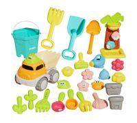 Beach Toy Set - Seaside Play Kit, Sand Digging Tools Collection, Travel Beach Toy Collection, Poolside Sands Activity Set | For Family Outdoor Outside Pool Water Swimming Diving Summer Vacation