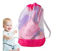 Beach Toys, Beach Toys with Foldable Bucket and Net Bag | Includes Moulds, Rake, Shovel, and Fun Game for Outdoor Activities by the Pool, Garden or in the Garden