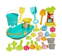 Beach toys designed for Kids - Twenty-five-piece digging and exploration tools - Beach toys, for Outdoor, Pool, Water, Swimming, Diving, Summer Vacation and Outdoor Activities Family!