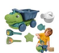 Beach Toys for - Animal Castle Molds and Dump Trucks | Dinosaur Toys Easy to Use, Portable Game Tools for Kids