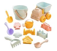 Beach Toys | Fun Portable Outdoor Playset with Scoops and a Bucket - Beach Castle Building Set for Kids - For Boys And Girls Playground By The River In The Park Nursery