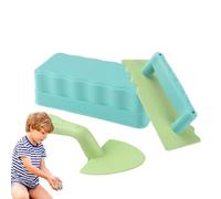 Beach Toys - Lightweight Beach Games | Beach Sand Toys for | Sand and Water Play Set | Waterwheel Beach Set | Multi-functional, Educational Shovel Brick Model For Summer Vacation, Poolside