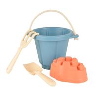 Beach Toys Set for Kids 4 Pcs | Water Outdoor and Sand Fun Tools Kid | Play Sand Bucket Shovel Set Toy Outdoor Vehicles for Boys Girls (Turquoise)