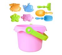 Beach Toys Set For Kids, Sand Toys, Contains Plough And Harrow, Spade, Bucket, Toy Model, Lightweight Design Sandbox Castle Construction Kit For Beach, Outside, School