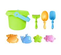 Beach Toys Set For Kids, Sand Toys, Contains Plough And Harrow, Spade, Bucket, Toy Model, Lightweight Design Sandbox Castle Construction Kit For Beach, Outside, School
