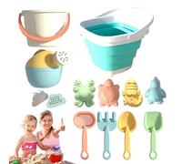 Beach Toys - Toddler Tool Set, Digging Rake Pail | Interactive Summer Game Accessories for Traveling Swimmer Holiday Sandbox Park Spades