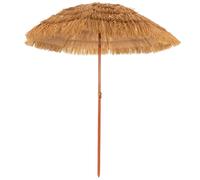 Beach Umbrella 180cm Thatch Tiki Umbrella with Adjustable Tilt-Natural