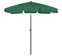 vidaXL Beach Parasol Outdoor Umbrella Sun Shelter Canopy Sunshade Sand Yellow