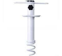 Beach Umbrella Sand Anchor With 3 Spiral Screws, Compatible With 1 26 Inch Poles, Rustproof Iron Design Offers Enhanced Stability For Beach And Outdoor Use