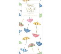 Beach Umbrellas by Lindsay Brackeen Caspari Tissue Wrap 4 Sheets of 70 x 50 cm Luxury Tissue Wrapping Paper