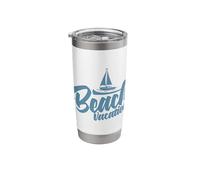 Beach Vacation by the Sea Stainless Steel Insulated Tumbler