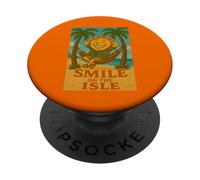 Beach Vacation Island Caribbean Positive Happy Funny Sunny PopSockets Adhesive PopGrip