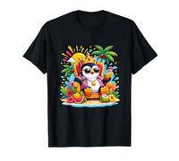 Beach Vacation Penguin King Tropical Summer Party T-Shirt