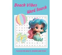 Beach Vibes Word Search Puzzles Book: Word searches with easy to read print about the Beach, Ocean, Sea Animals and More | 6x9 inches | 110 pages | ... Gift for Vacations, Holiday and Free Time