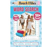 Beach Vibes Word Search: Word Searches with Easy to Read Print about Beach Vibes, Beaches, Beach Vacays and More | 6x9 inches, 110 pages | 50+ ... Holidays, Birthdays, and Just Relaxing.