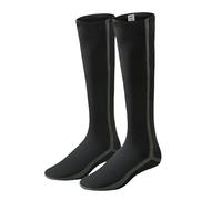 Beach Volleyball 3Mm Thermal Wetsuit Anti Slip Long Swimming Socks Knee High Waterproof Socks-Black-Xxl