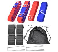 Beach Volleyball Lines | Highly Visible Sand Boundary Lines Set | Multifunctional Foldable And Portable Accessories For Outdoor Park Sports University Use