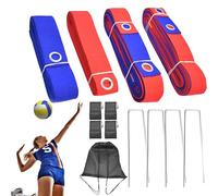 Beach Volleyball Lines - Outdoor Field Mark Tape | Folding Line Set For Sand Volleyball | Sports Border Signs For Yard Practice | Accessories For