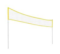 Beach Volleyball Net Set - Professional Outdoor Volleyball Net with Adjustable Height Poles | Durable PE Volleyvball Netz with Waterproof Vinyl Reinforcement | Complete Volley ball Netz Kit