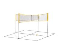 Beach Volleyball Net - Sports Set, Pool Backyard | Four Sides Game Usage Features Park Schoolyard Kids Adults Training Outdoor Equipment Portable Durable Garden Court Tournament Play Kit