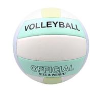 Beach Volleyball - Professional Volleyball | Soft PU Leather Waterproof Volleyballs, Indoor Outdoor Volleyballs, Outdoor Sports Ball for Game Training Gym Beach Ball for Kids Youth Adults Boys Girls
