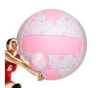Beach Volleyball - Soft Size Five Ball, Training Match Equipment | Lightweight PVC PU Rubber Build 260g Weight, Easy Control Touch Design, School Courses Team Practice Outdoor Sand Play Youth Adult