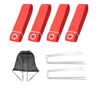 Beach Volleyball, Volleyball Lines, Mobile Pitch Markings, Polyester, Weather-Resistant Material, Easy Setup With An-chor Pegs For Home, Outdoor Games And Training
