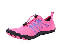 Beach Water Shoes Women Mens Non Slip Rubber Sole Aqua Shoes Unisex Water Aerobics Fitness Shoes Casual Quick Drying Aqua Shoes for Snorkeling 80/20 Sales and Marketing Hot Pink