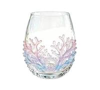 Beach Wine Glasses 100ml Coastal Stemless Juice Glassware