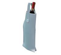 Beach Wine Tote Bag, Wine Tote Bag | Wine Carrier Bag, Leather Wine Bottle Holder with Handles for Dinner on Valentine's Day, Blue Cian, Consulte la descripción, See description