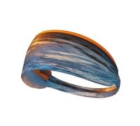 Beach With Sunset Print Sports Headbands For Men Women, Moisture Wicking Sweat Band Elastic Wide Hair Bands,For Running, Cycling,Gym Exercise